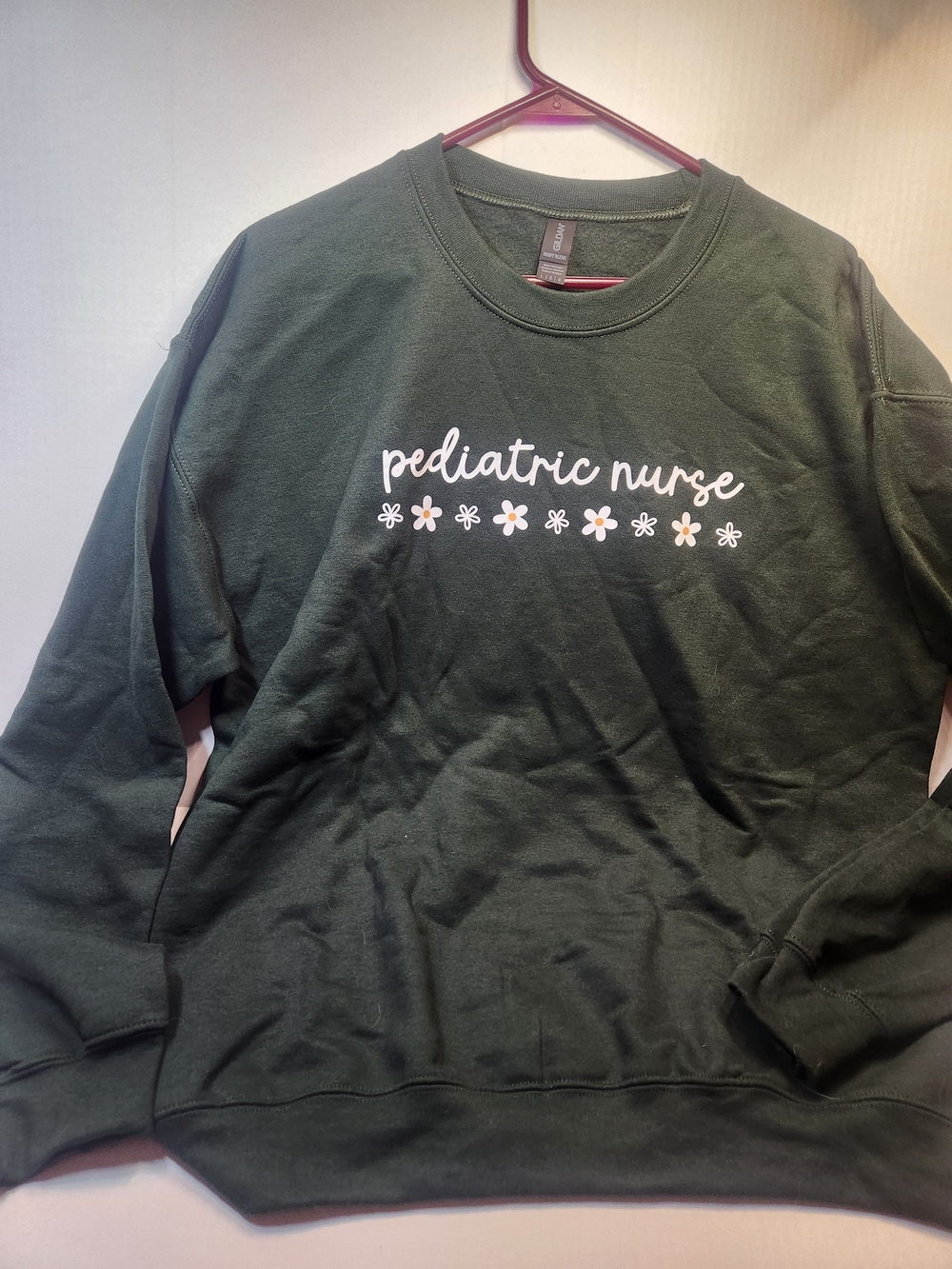 Gildan Dark Green Heavy Blend Crewneck Sweatshirt